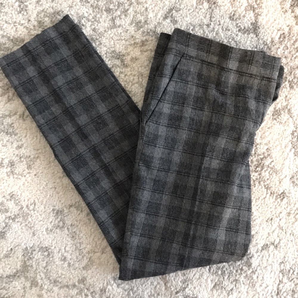Vince Camuto Plaid Ankle Pant